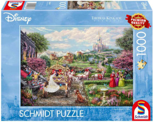 Puzzle PQ 1000 Thomas Kinkade Kopciuszek Disney G3