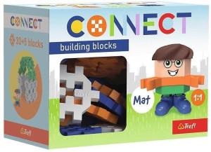 Klocki Connect - Pocket 30 Boy: Mat