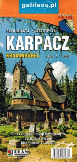 Plan miasta. Karpacz 1:7 500