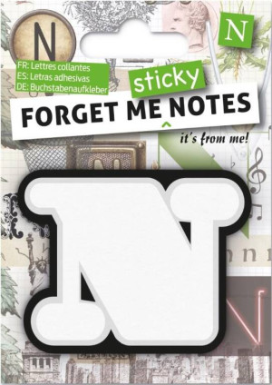 Notes. Kartki samoprzylepne litera N