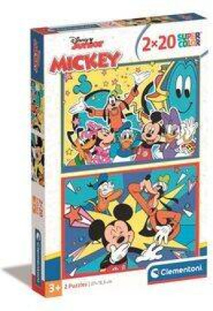 Puzzle 2x20 Super Kolor Mickey