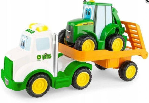 TOMY. John Deere Laweta z Johnnym