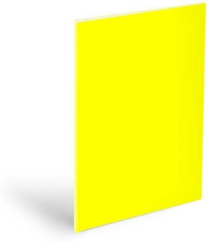 Okładka na zeszyt A5 neon yellow 180mic