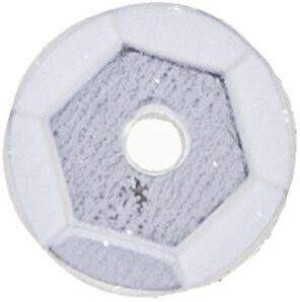 Cekiny 6mm 10g matowe srebrny