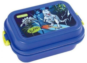 Lunch box plastikowy z przegródką Dino
