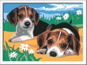 CreArt dla dzieci: Szczeniaczki Jack Russel