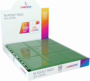 Gamegenic:18-Pocket Pages Sideloading-Green