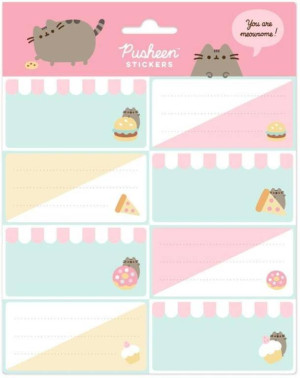 Pusheen Naklejki na zeszyty