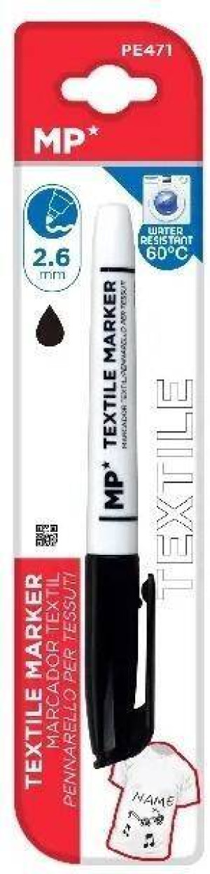 Marker do tkanin 2,6mm czarny