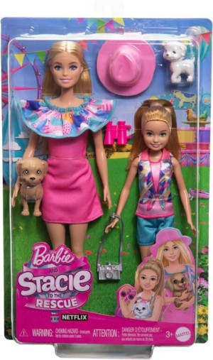 Barbie Stacie i Barbie 2-pak lalek