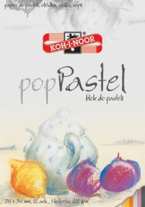 BLOK DO PASTELI "POP PASTEL" 245x345 20ARK 220G, Mix