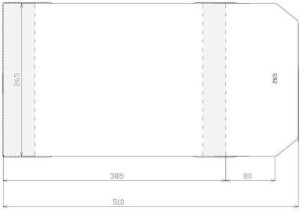 Okładka regulowana 265x465mm (50szt)