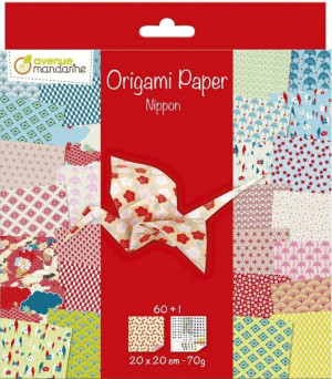 Papier origami 20x20 cm 60 arkuszy