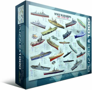Puzzle 1000. Statki WWII