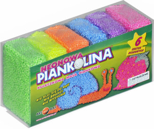 Piankolina neonowa. 6 kolorów