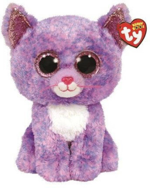 Ty Beanie Boos. Kot lawendowy Cassidy 24 cm