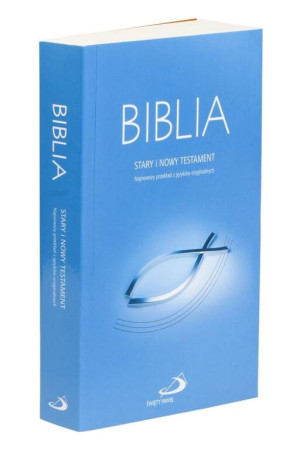 Biblia z rybką. Niebieska. Paginatory.