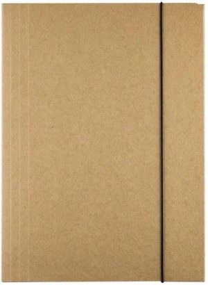 Teczka z gumką A4 GR-442E natural (10szt)