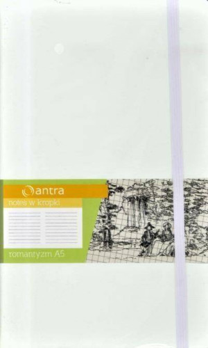 Notes A5 Kropki Romantyzm Biały ANTRA
