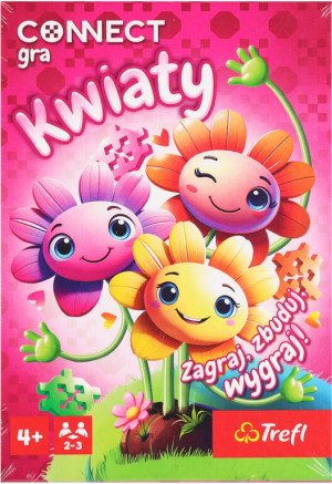 Gra dla dzieci Connect Kwiaty TREFL