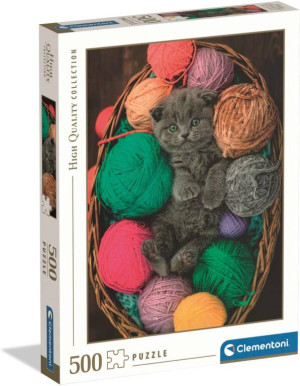 Puzzle 500 Fluffy Kitten