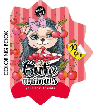 Kolorowanka Curly z naklejkami Gwiazdka 2206