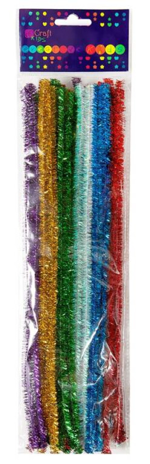 Druciki kreatywne 30cm.metalizowane 25szt.KSDR-007