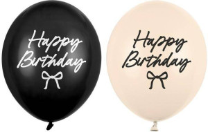 Balony Strong Happy Birthday Kokardki 30cm