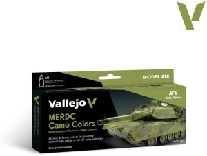 Vallejo: 71.202 - Model Air - AFV - MERDC Camo Colors (8x18 ml)