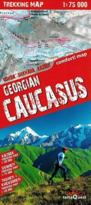 Georgian Caucasus Trekking map 1:75 000