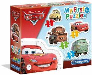Auta. Cars. Moje Pierwsze. Puzzle 4w1