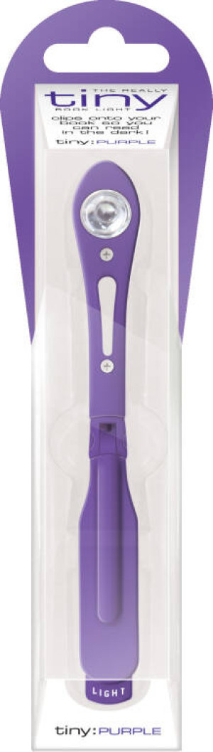 Lampka do książki purpurowa
