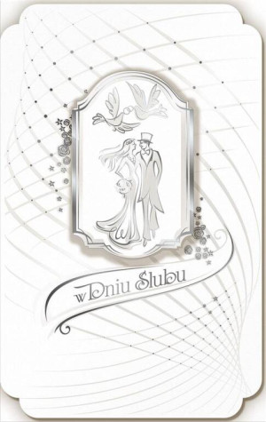 Kartka okolicznościowa. Ślub. SP14
