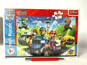 Puzzle 100. Psi Patrol na motorach