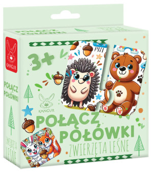 Połącz Połówki. Zwierzęta Leśne