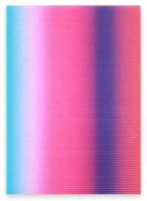 Tektura A4 falista rainbow