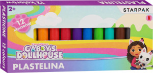 PLASTELINA 12KOL GABBY S DOLLHOUSE STK WB 1