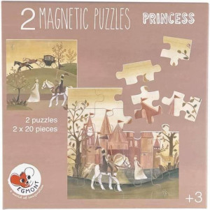 Puzzle magnetyczne. Księżniczka
