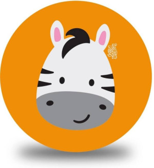 Piłka PVC Sportox Kids 230mm - Zebra