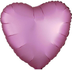 Balon foliowy Lustre Flamingo serce 43cm