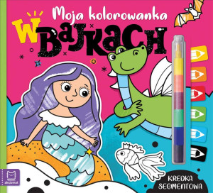 W bajkach. Moja kolorowanka. Kredka segmentowa