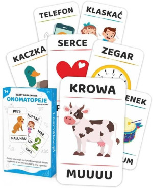 Karty obrazkowe. Onomatopeje
