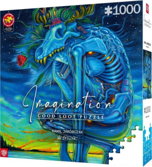 Puzzle 1000 Kamil Jakóbczak Biały Wilk