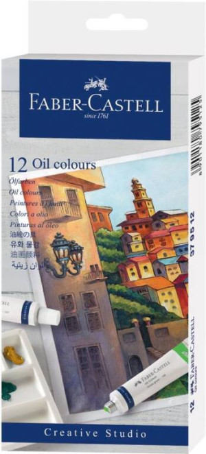 Farby olejne Creative Studio 12kol FABER CASTELL