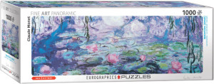 Puzzle 1000 Lilie wodne, Claude Monet, Panorama
