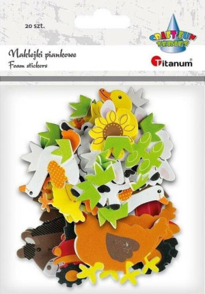 Naklejki piankowe. Zwierzęta gospodarskie. Mix