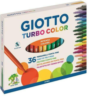 Pisaki Turbo Color. 36 kolorów