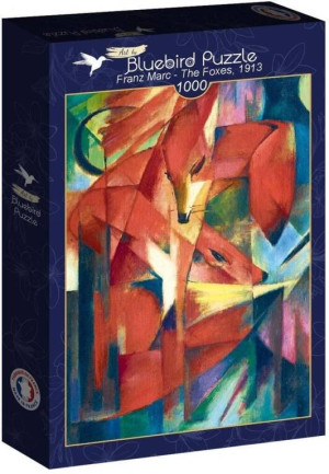 Puzzle 1000 Czerwone lisy, Franz Marc 1913