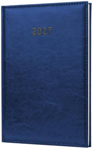 Kalendarz 2027 A4 Agenda Tygodniowy Granatowy