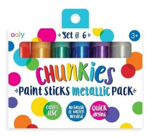 Farby w kredce. Chunkies Paint Sticks Metallic